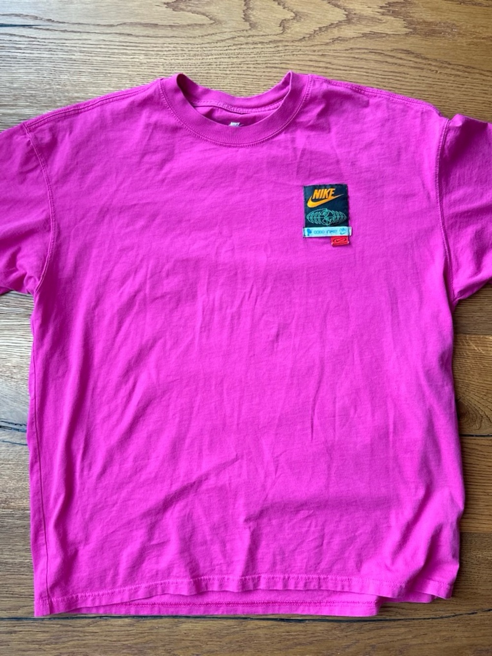 Nike Vintage Mens Max 90 Pink Short Sleeve Graphic Tee